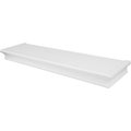 Hillman Hillman Fasteners 230009 24 in. High & Mighty Beveled Floating Shelf; White 230009